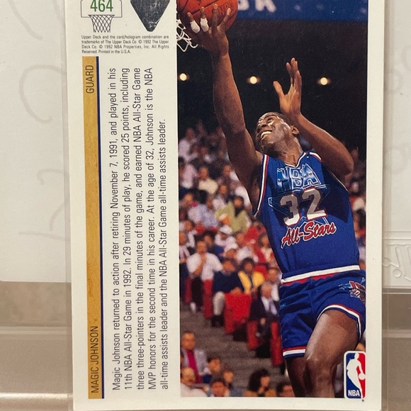 Magic Johnson Trading card - Picture 3 of 3